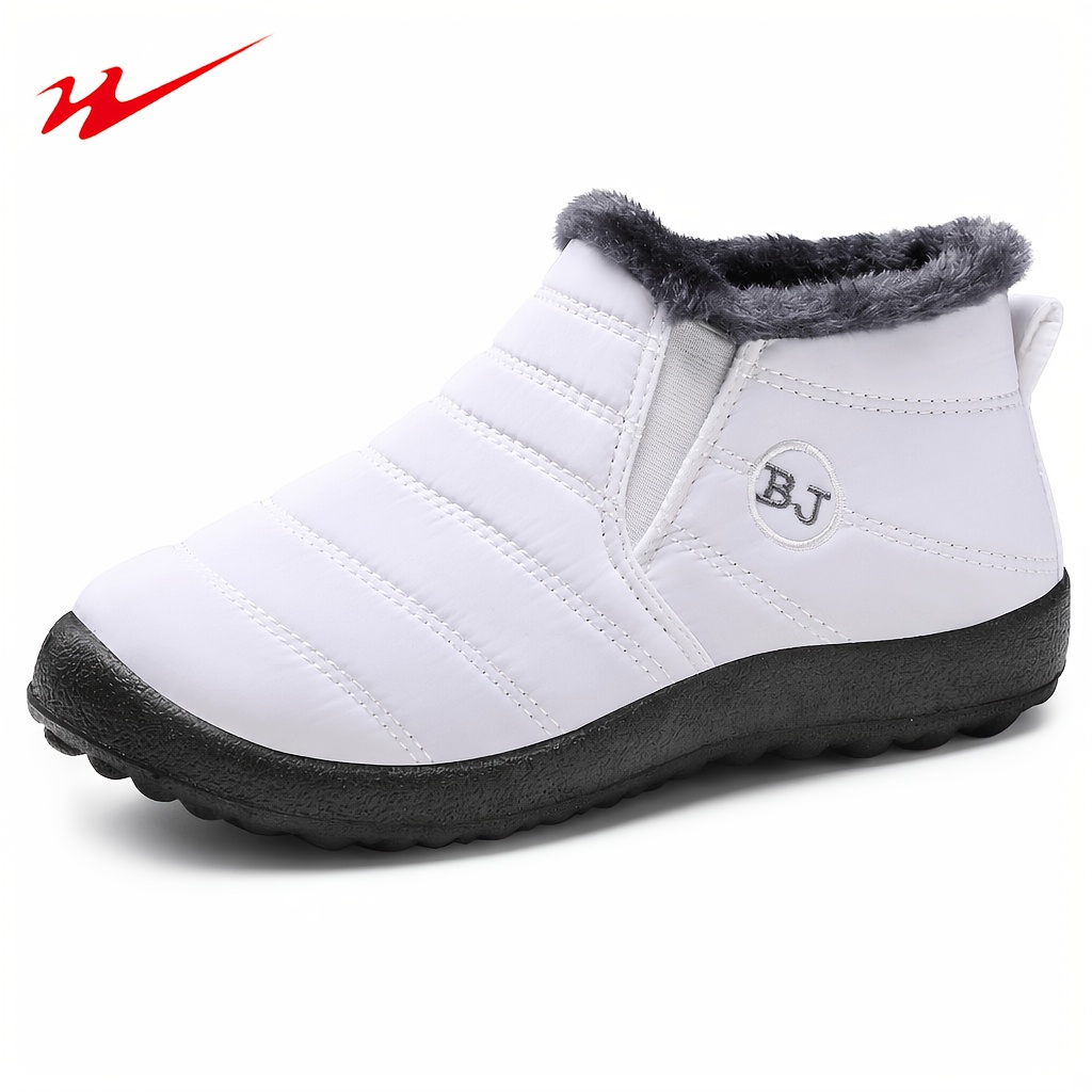 Women's Snow Boots with Fleece Lining, Winter Warmth